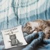 speecheese Dekokissen Genervte Katze Kuschelkissen mit Spruch positiv auf müde getestet Bild 5