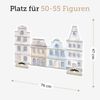 Farbklecks Collection ® Wandregal Regal für Musikbox - Stadthaus mit zwei Haltern Bild 2