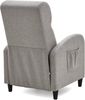 Atlantic Home Collection Relaxsessel Tom, Polyester, Grau, BxTxH: 65 x 90 x 102 cm Bild 5