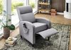 Atlantic Home Collection Relaxsessel Tom, Polyester, Grau, BxTxH: 65 x 90 x 102 cm Bild 4