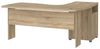 Dmora - Schreibtisch Tatienne, Mehrzweckschreibtisch, Bürotisch für PC, Eckschreibtisch, 159x150 h75 cm, Eiche Bild 4