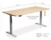 Möbel-Eins OFFICE ONE elektrisch höhenverstellbarer Schreibtisch / Stehtisch, Material Dekorspanplatte schwarz 180x80 cm Eiche sonomafarbig Bild 5