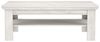 FORTE Kashmir Club Tisch, Holzwerkstoff, Weiß/Beige, 120,6 x 45,3 x 60,4 cm Bild 5