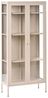 Vitrine mit LED-Beleuchtung HARTY Metall 80 cm Beige Bild 4