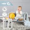 roba Sitzgruppe für Kinder - 1 Hocker & eine zum Tisch umwandelbarer Kinderbank - Grau Bild 4