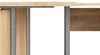 Dmora - Schreibtisch Mirella, Mehrzweckschreibtisch, Bürotisch für PC, Eckschreibtisch, 230x200 h75 cm, Grau und Eiche Bild 4