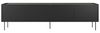 Lomadox Lowboard DELFT-141, in schwarz und Eiche, 220 cm breit, grifflos Bild 5