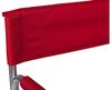Dmora Klappbarer Campingstuhl aus Aluminium und Stoff, rote Farbe, offen: 59x48 x h78 cm Bild 5