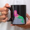 Thumbs Up Tasse Meerjungfrau (Mermaid Heat Change Mug) mit Farbwechsel, Keramik, schwarz, 14 x 14 x 14 cm Bild 5