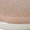 DRW Klappstuhl aus Metall und Stoff in Weiß und Beige, 44 x 47 x 80 cm Bild 4