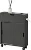 Badezimmerschrank Kempele Nischenschrank 67x52x17 cm Dunkelgrau [en. casa] Bild 3