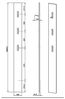 Lomadox Garderoben-Set ABERDEEN-01, (Spar-Set, 2-St), 2er Set in graphit mit ausklappbaren Haken Bild 4