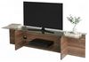 Dmora TV-Schrank Erinyes 158 x 35 x 40h cm Braun 2 Regale, 1 Fach Bild 2