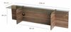Dmora TV-Schrank Erinyes 158 x 35 x 40h cm Braun 2 Regale, 1 Fach Bild 3