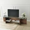 Dmora TV-Schrank Erinyes 158 x 35 x 40h cm Braun 2 Regale, 1 Fach Bild 5