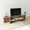 Dmora TV-Schrank Erinyes 158 x 35 x 40h cm Braun 2 Regale, 1 Fach Bild 4