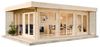 Alpholz Gardenlounge Viva B Gartenhaus aus Holz Holzhaus mit 44 mm Wandstärke inklusive Terrasse Blockbohlenhaus mit Montagematerial Bild 4