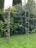 DanDiBo Rosenbogen Metall Verzinkt Massiv 120 cm Torbogen 96521 Wetterfest Rundbogen Volleisen Rankhilfe Gartenbogen Feuerverzinkt Bild 5