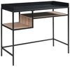 Schreibtisch Belana 100x43x82 cm Schwarz/Eicheoptik [en. casa] Bild 4