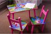 HTI-Line 'Einhorn' Kindersitzgruppe, 3-tlg, 1 Tisch, 2 Stühle, Holz Pink Bild 4