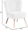 Sessel Kassi Bezug Veloursstoff Buche natur / creme 22385 Bild 2
