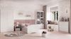Bjird Kinderbett Jugenbett Weiß 140x70 160x80 180x80 (Einzelbett optional mit Matratze), inklusive Schublade und verstellbaren Rausfallschutz Bild 4