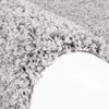 ayshaggy Shaggy Teppich Hochflor Langflor Einfarbig Uni Grau Weich Flauschig Wohnzimmer, Größe: 200x200 cm Quadratisch Bild 3
