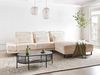 Beliani 'IKAST' Ecksofa, Cord beige, rechtsseitig, 320 x 214 x 105 cm Bild 2