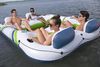 Bestway Hydro-Force Schwimminsel Weiß und Blau und Grün 302 x 219 cm 42035720 Bild 3