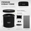 MSports® Eiseimer Eisbad Premium 80 cm inkl. Tasche, Thermodeckel, Luftpumpe, Kopfkissen Bild 2