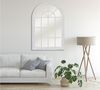 Vente-unique - Wandspiegel Fensterspiegel - 120 x 80 cm - Paulowniaholz - Weiß - MONTESQUIEU Bild 3
