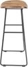 WHITE LABEL LIVING Barhocker Tangle in Natur/Schwarz Höhe 65 cm Bild 5