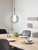 Eglo 97633 Rauchglas Pendelleuchte TINDARI nickel-nero schwarz-transparent, weiß Ø25cm H:110cm Bild 2