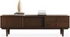 IDIMEX Lowboard SIMONA, TV Lowboard 175 cm aus Massivholz mit 2 Schiebetüren Nussbaum Finish Bild 2