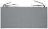 chilly pilley Bankkissen Bankauflage Polsterauflage Reißverschluss mit Schlaufen Kissen für Gartenbank Gartenbankauflage für Gartenmöbel Sitzkissen & Rückenkissen Outdoor (120 x 40 x 5 cm, Silber) Bild 4
