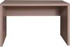 Dmora Linearer Schreibtisch für Büro und Arbeitszimmer, Minimaler Computertisch, Schreibtisch zum Arbeiten, Made in Italy, 123,5x55xh76 cm, Olmo Farbe Bild 3