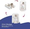 Chicco Mommy Pod 3in1, Babynestchen Kuschelnest Neugeborene, 81x49 cm, Baby-Nestchen, 0-3 Monate zum Schlafen, 0-8 Monate für die Bauchlage, Bezug aus Bio-Baumwolle, maschinenwaschbar, Beige Bild 3