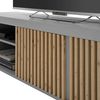 Jasper TV-Lowboard in Grau, Artisan Eiche Optik - Moderner TV Schrank mit viel Stauraum für Ihr Wohnzimmer - 150 x 40 x 40 cm (B/H/T) Bild 3