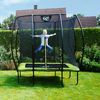 Exit Stahl Trampolin Silhouette | Rosa | 153x214 cm Bild 4