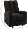vidaXL Massagesessel Schwarz Stoff Bild 2