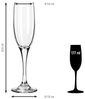 LIBBEY Sektglas Libbey 12er Set -EMBASSY-, 12-tlg, Glas, 177 ml, hochwertig verarbeitet, im modernen Design Bild 3