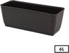 Blumenkasten Rattanoptik mit Untersetzer - umbra - 386 x 154 x 142 mm Bild 2