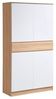 Vente-unique - COVIANA Ordnungshelfer Holz, Platte BeigeWeiß - B 40 cm x H 191 cm x L 100 cm Bild 4