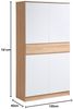 Vente-unique - COVIANA Ordnungshelfer Holz, Platte BeigeWeiß - B 40 cm x H 191 cm x L 100 cm Bild 3
