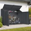 osoltus Gerätehaus Fahrradgarage Fahrradbox Anthrazit 200 x 100 cm H. 150 cm Bild 4