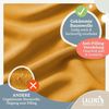 Laleni Premium Spannbettlaken 60x120-70x140 cm - Oeko-Tex Zertifiziert, 100% Baumwolle, atmungsaktives Spannbetttuch Jersey Baby, 150 g/m², Spicy Mustard - Gelb Bild 3