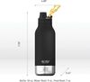 Asobu Buddy Indoor/Outdoor 1082 ml Schwarz Gummi Silikon Edelstahl Einziehen 124 mm Bild 3