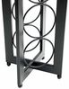 DanDiBo Design Weinregal Metall Schwarz Stehend 16 X 16 X 80 cm Flaschenregal Flaschenständer Flaschenhalter Wein Regal Bild 5