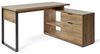 Jahnke Loop C 150 E Kerneiche/Anthrazit Schreibtisch, Engineered Wood, core Oak/Anthracite, One Size Bild 4