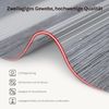 WOLTU Doppelrollo Klemmfix ohne Bohren Marmor Grau B75 x H150 cm, Duo Rollo Zebrarollo Fensterrollo Klemmrollo Seitenzugrollo Easyfix lichtdurchlässig & verdunkelnd Rollos für Fenster und Tür Bild 5